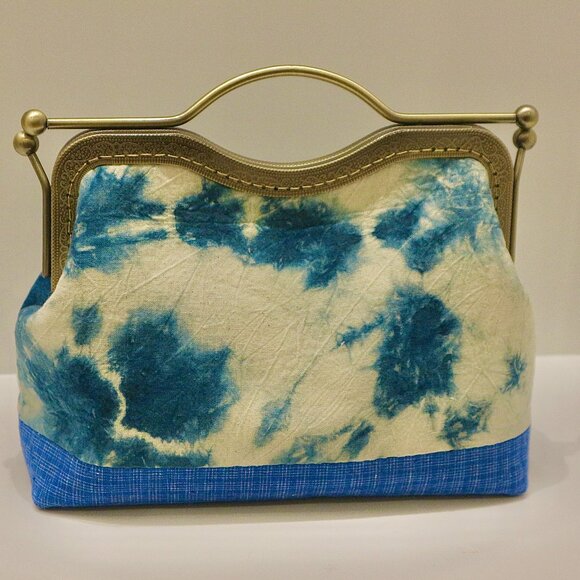 japanese bag, handmade bag, evening clutch, clutch bag, clutches, clutch purse - Picture 3 of 9